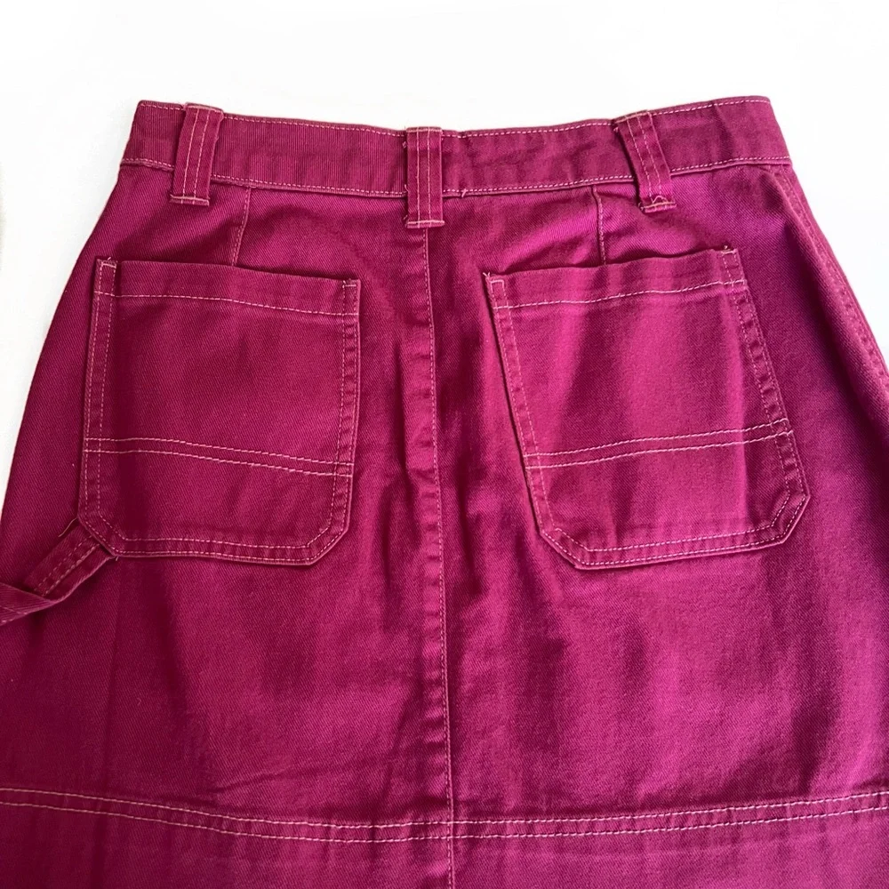 Old Navy Fuchsia Pink Mini Skirt Size 0 - Picture 7 of 13